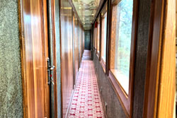 Palace on Wheels Saloon corridor